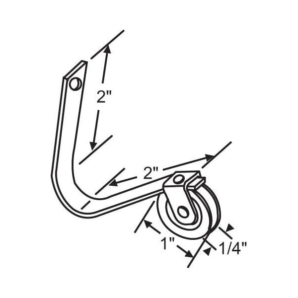 Strybuc Patio Screen Door Roller Assy. 10-359 - main